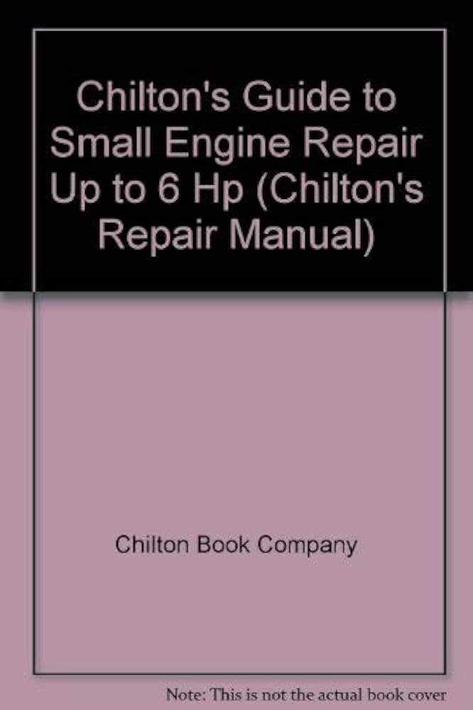 chilton small engine repair manual