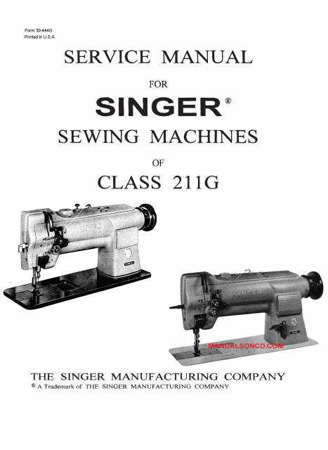 industrial sewing machine repair manual