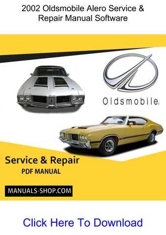 1999 oldsmobile alero repair manual