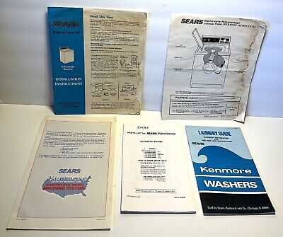 kenmore automatic washer model 110 repair manual