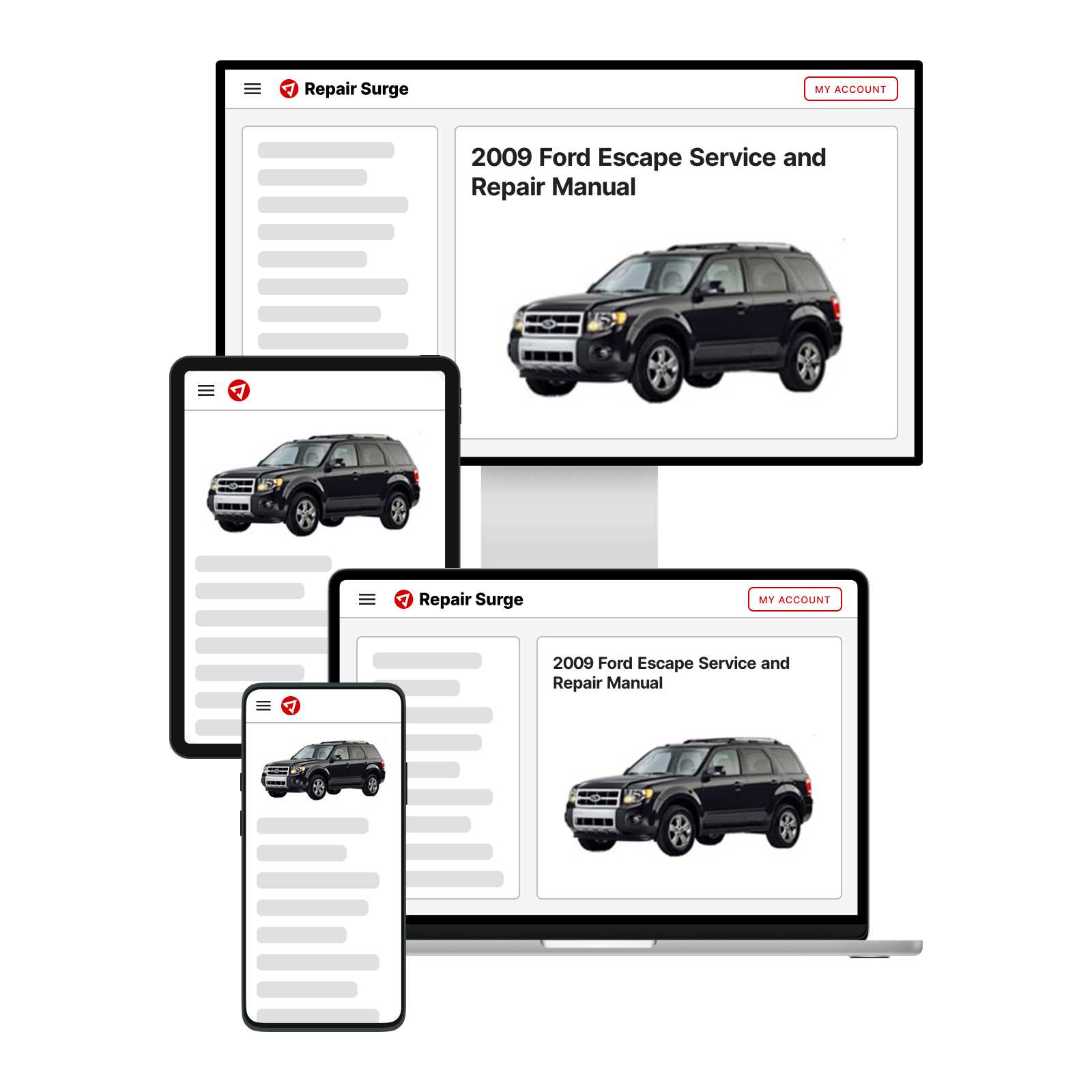 2018 ford escape repair manual