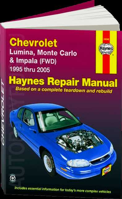 2005 monte carlo repair manual