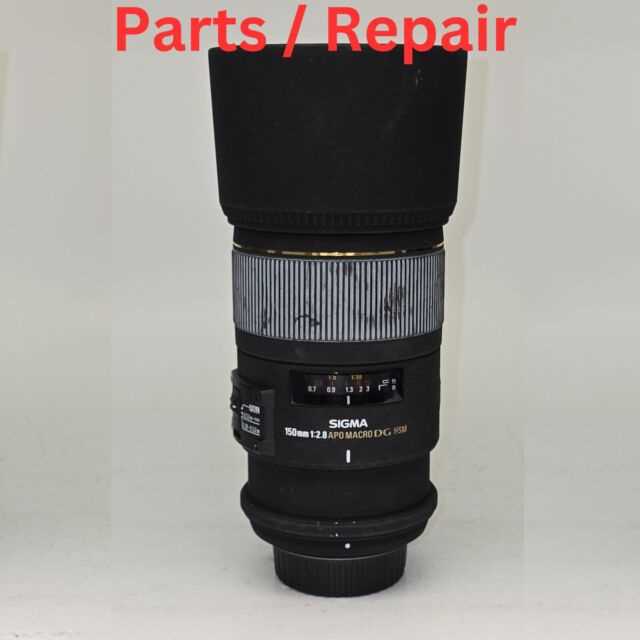 sigma lens repair manual