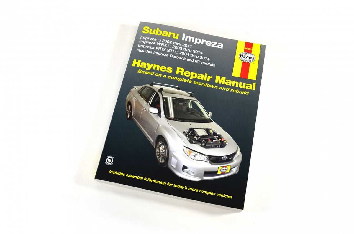 2008 impreza repair manual