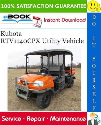 kubota rtv 900 repair manual