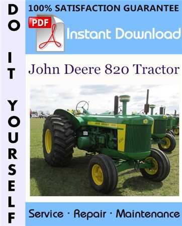 john deere 820 repair manual