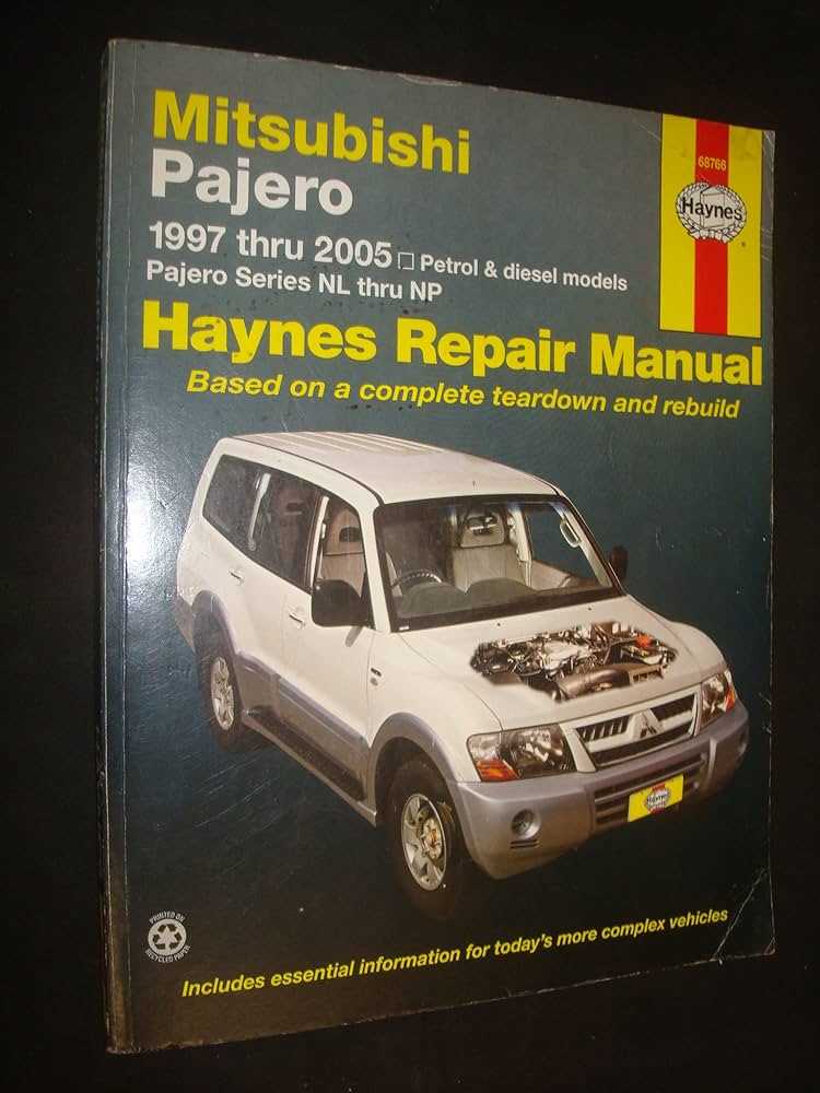 2002 mitsubishi montero sport repair manual