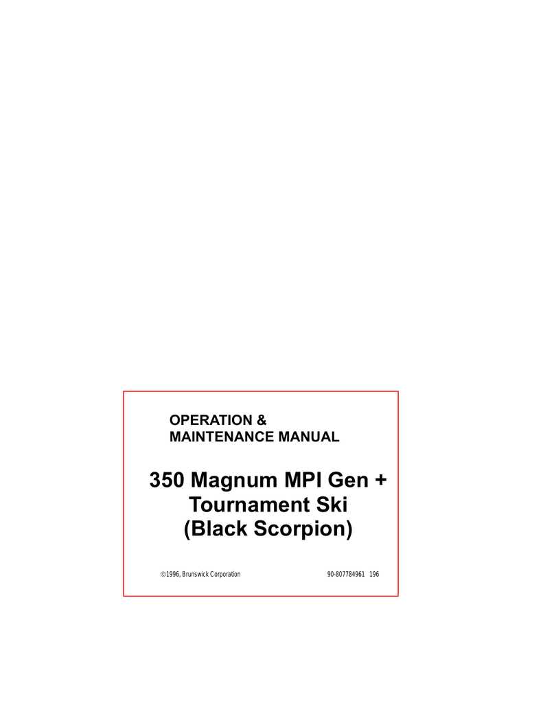 mercruiser 350 mag mpi repair manual