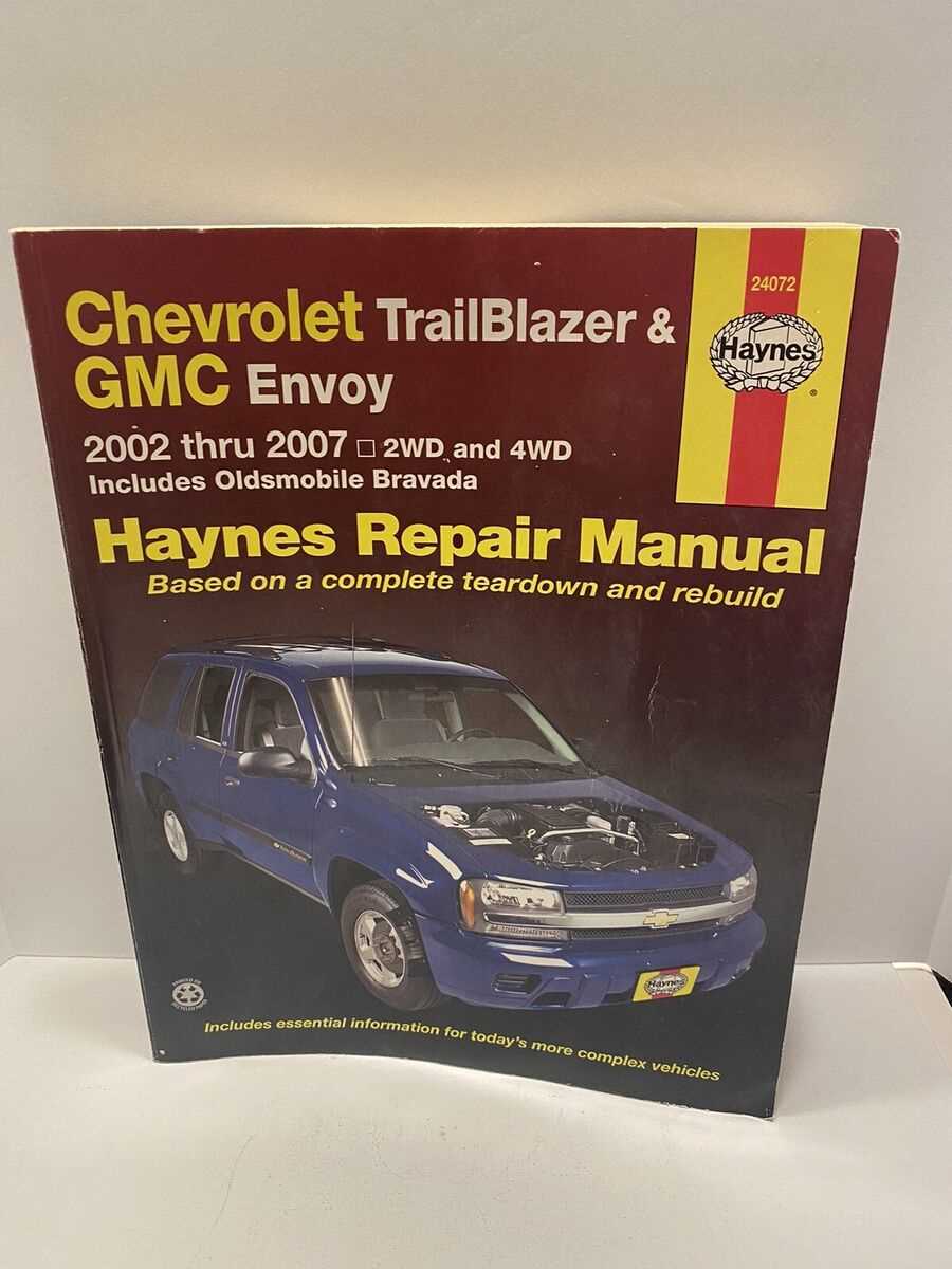 2004 chevrolet trailblazer repair manual