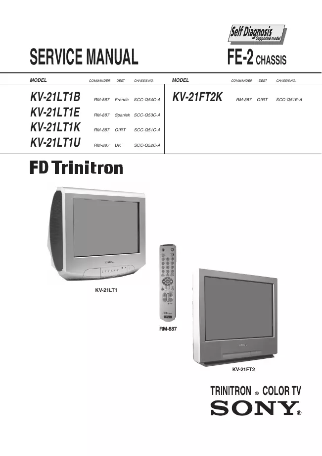 sony trinitron repair manual