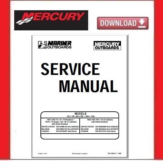 mercury 9.9 4 stroke repair manual