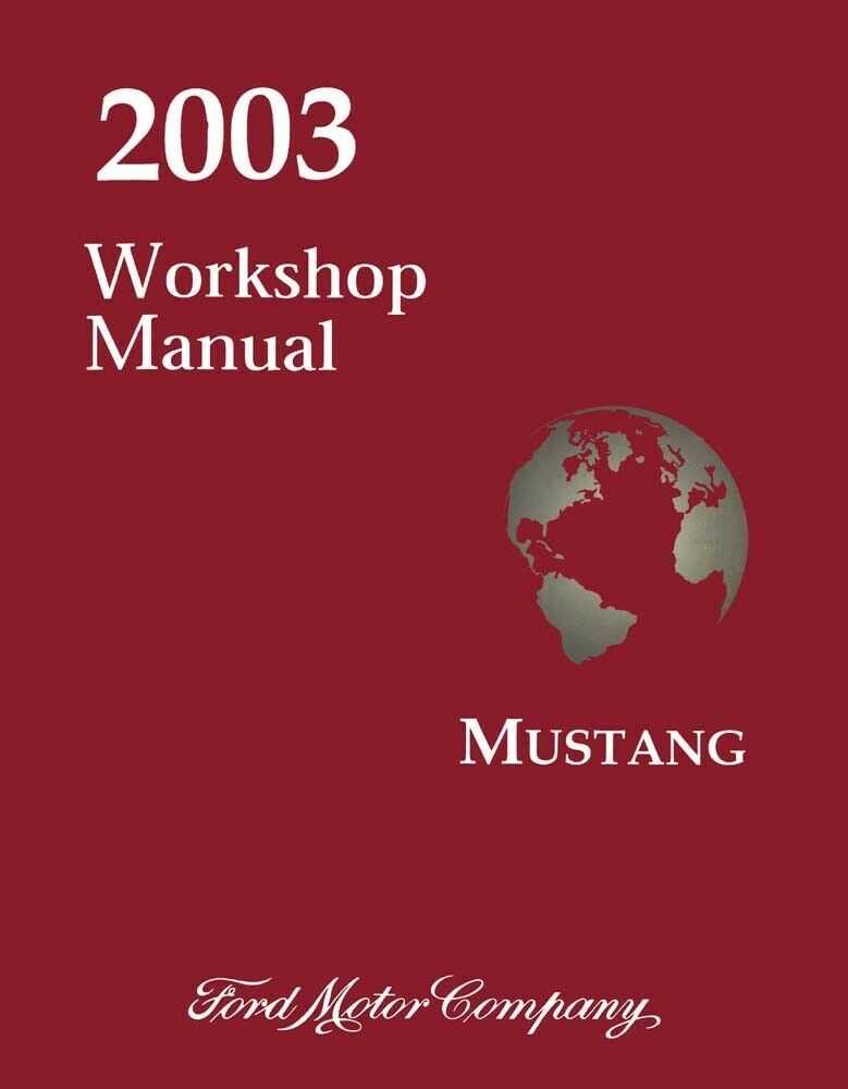 2003 mustang repair manual