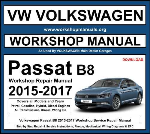 passat b8 repair manual