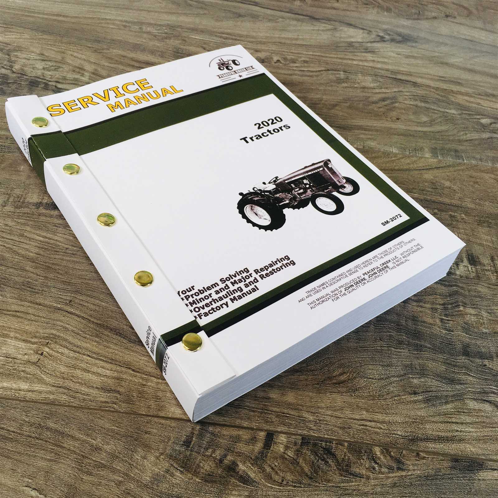 john deere 2020 repair manual