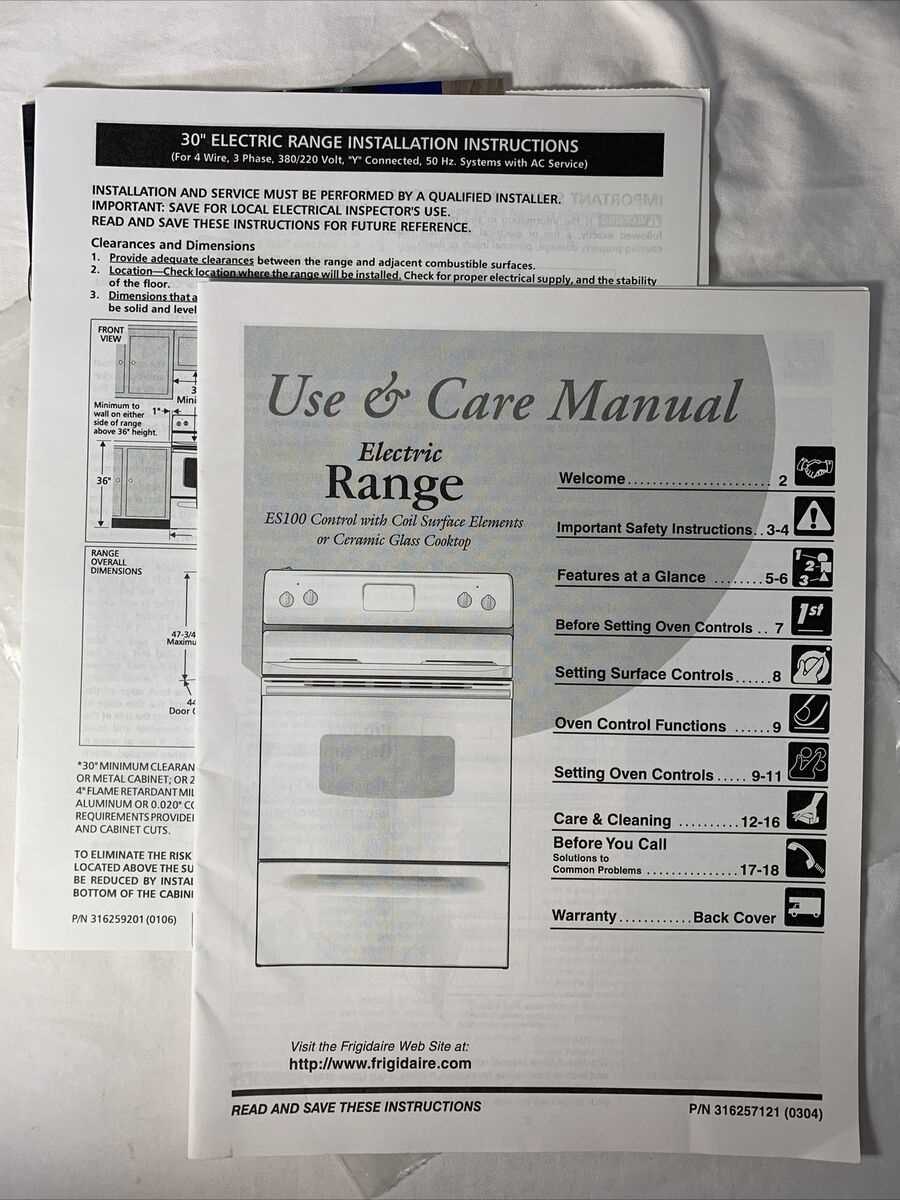 frigidaire gas range repair manual