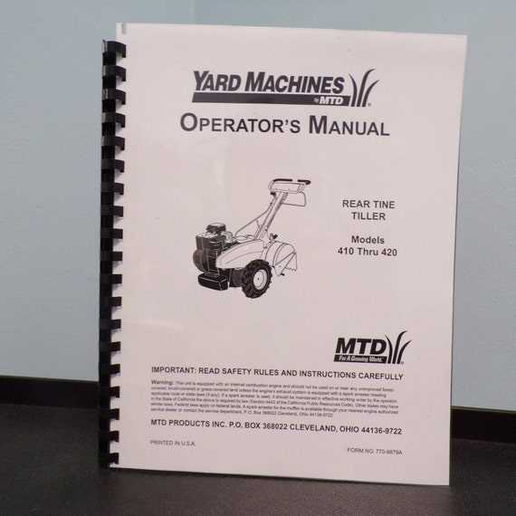 mtd lawn mower repair manuals