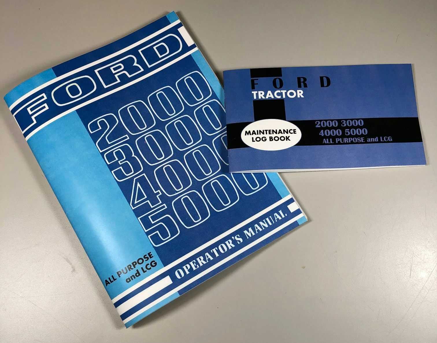 ford 3000 repair manual