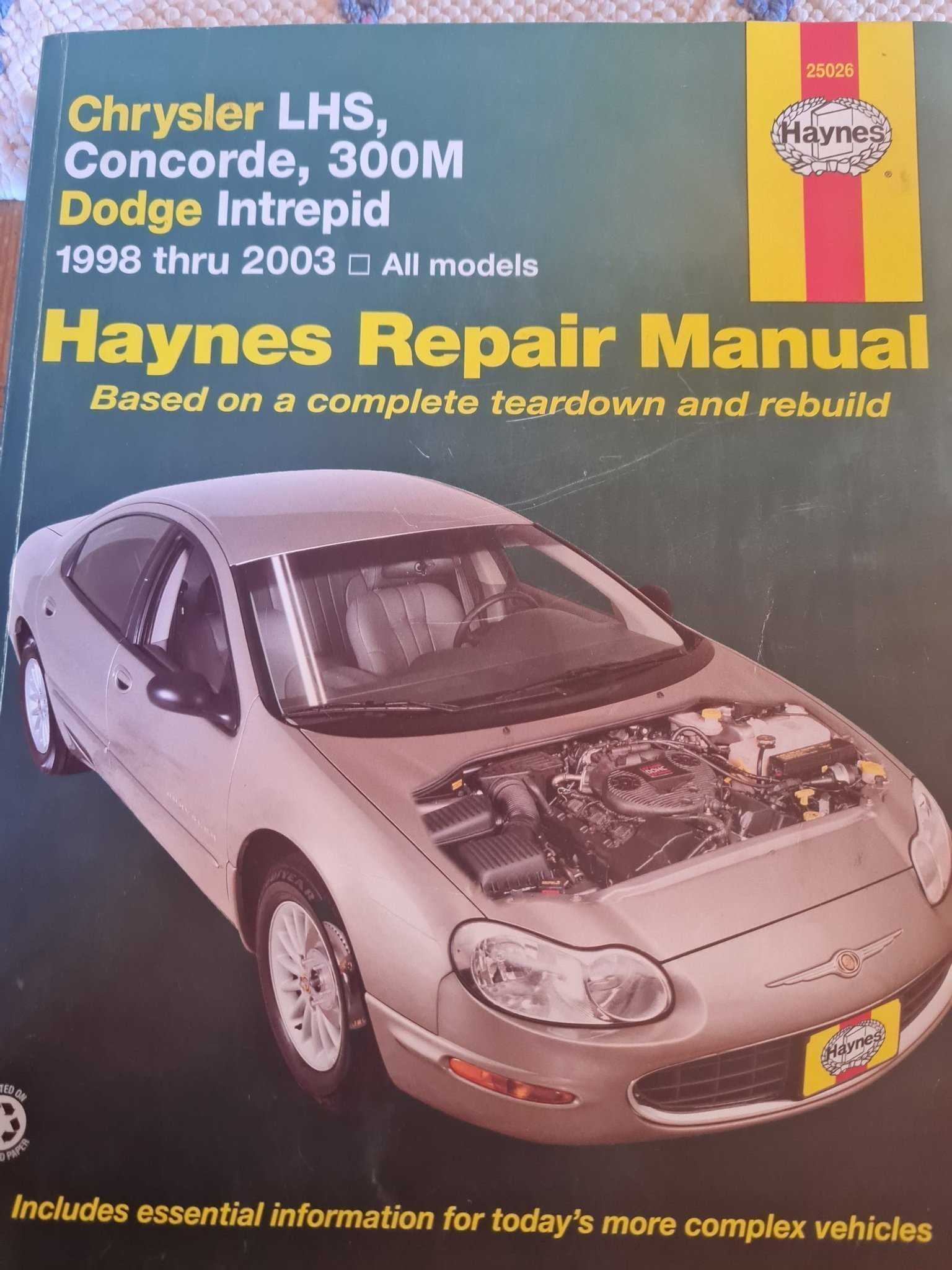 chrysler concorde repair manual