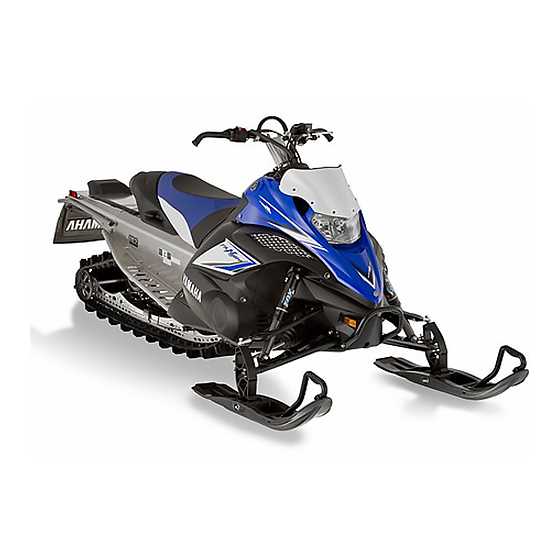 yamaha snowmobile repair manual