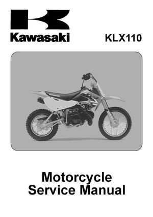 kawasaki klx 110 repair manual