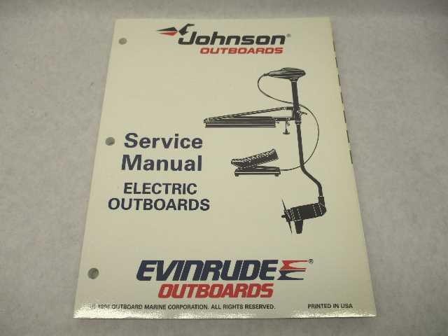 evinrude outboard repair manuals