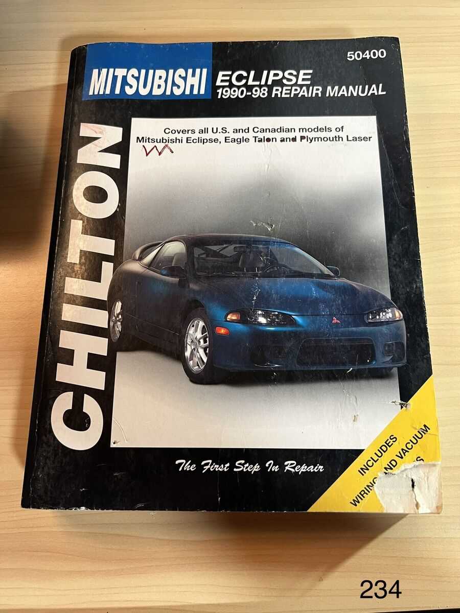 mitsubishi 3000gt repair manual chilton