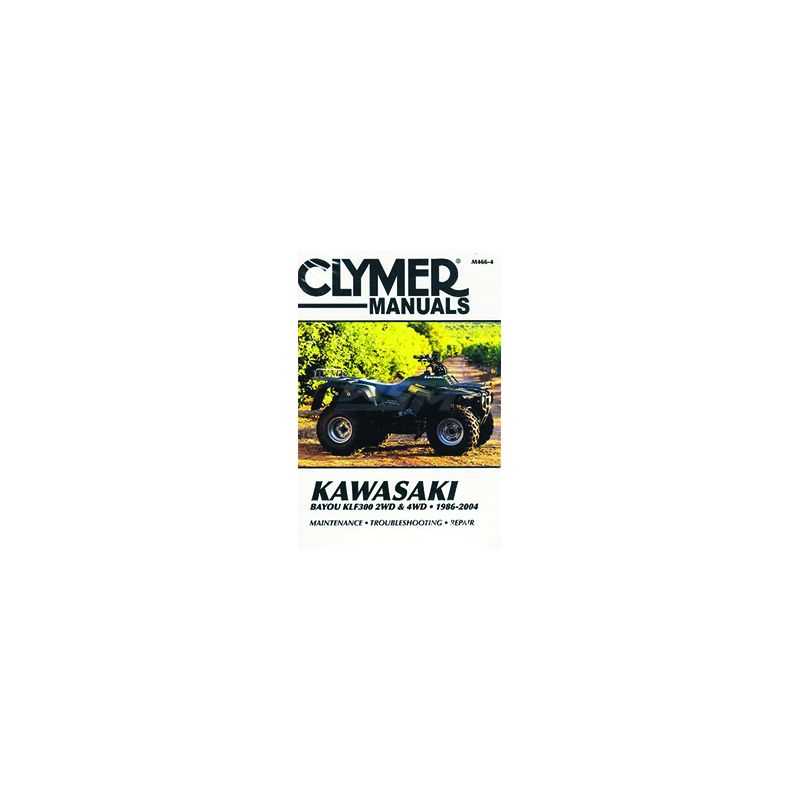 kawasaki bayou 400 4x4 repair manual