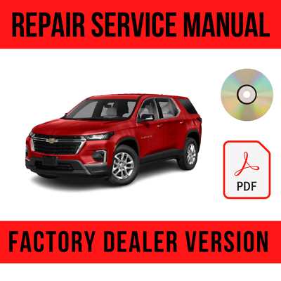 chevrolet traverse repair manual