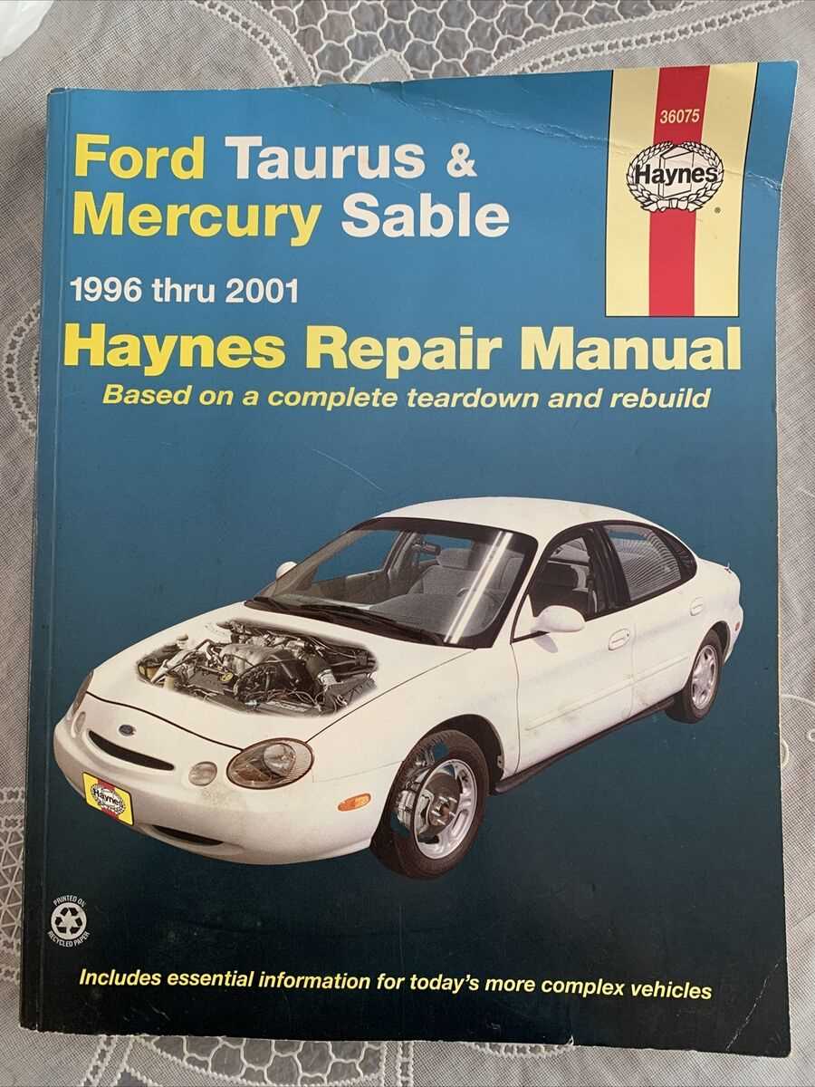 2001 ford taurus repair manual