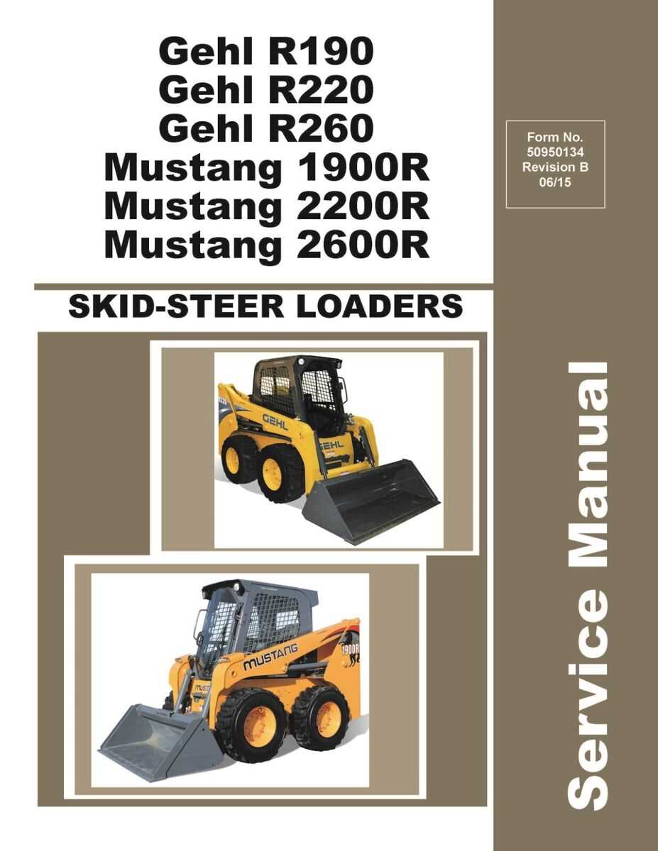 gehl skid steer repair manual