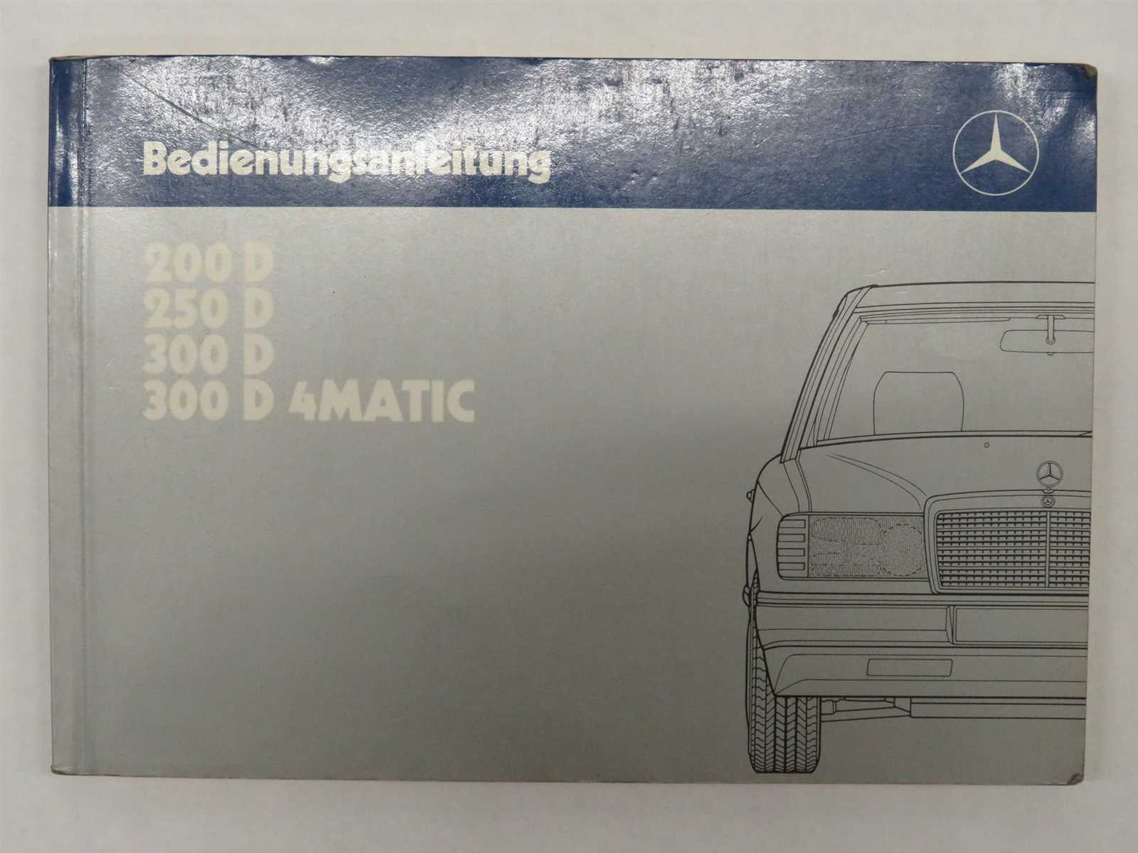 mercedes benz w124 repair manual