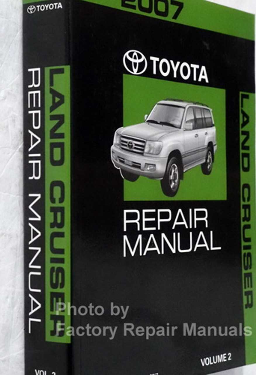 1989 toyota land cruiser repair manual