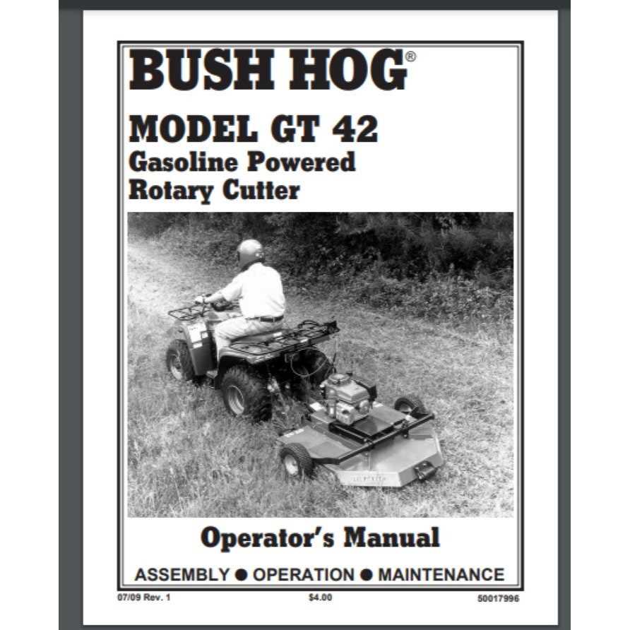 bush hog th4400 repair manual