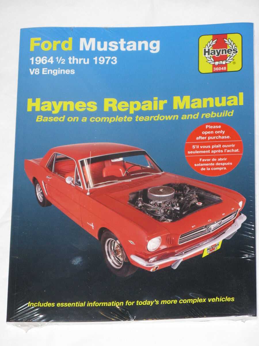 1967 mustang repair manual