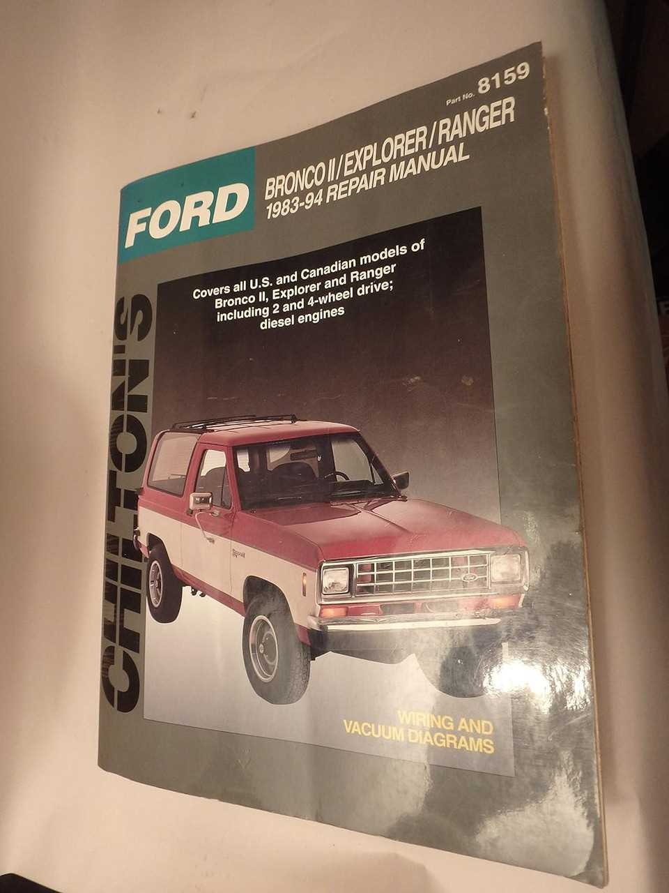 chilton ford ranger repair manual