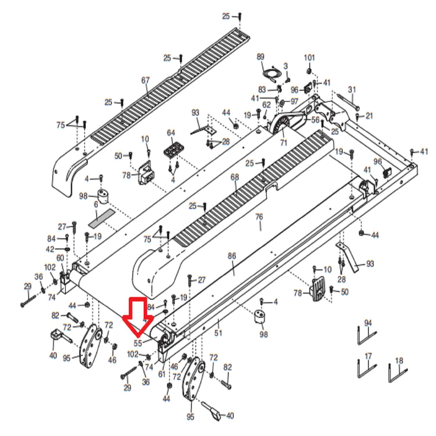 weslo treadmill repair manual