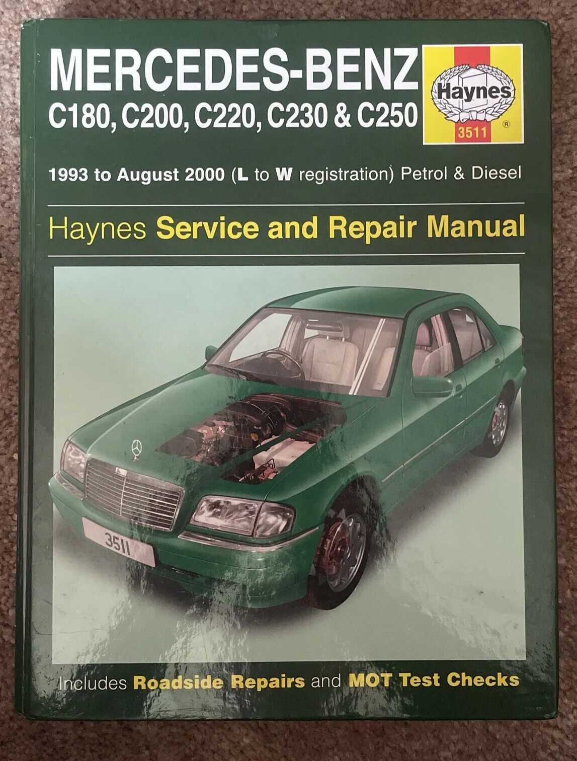 mercedes benz c230 repair manual