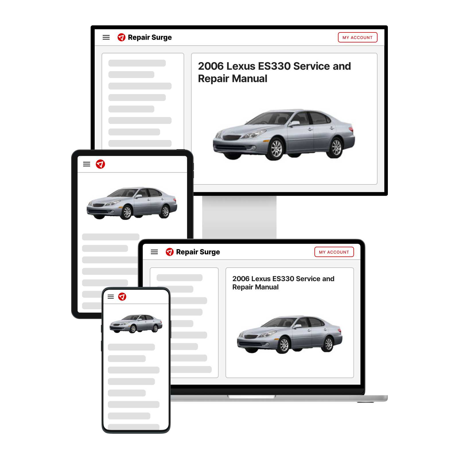 lexus es330 repair manual