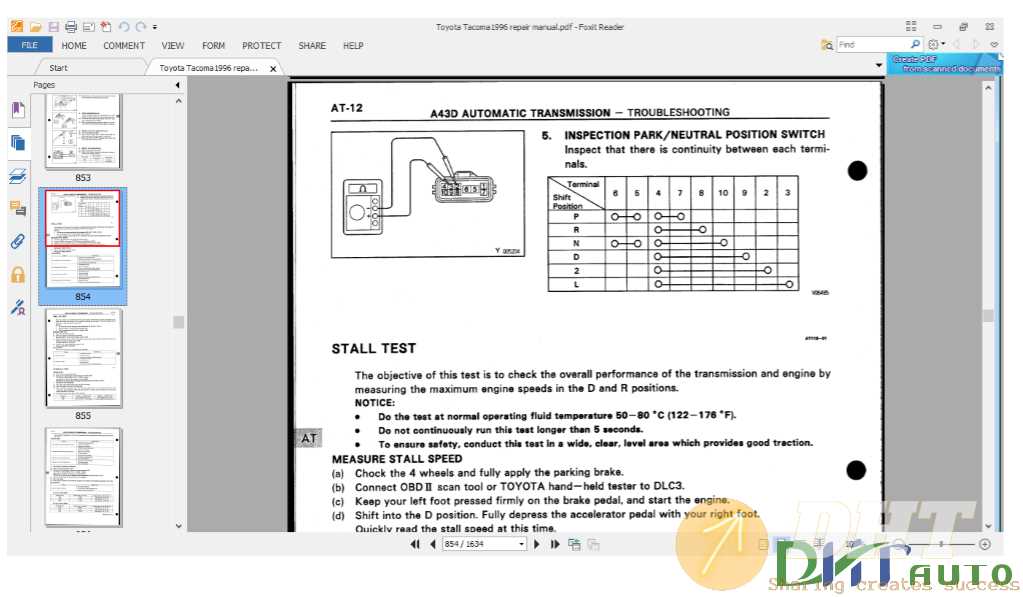 96 toyota tacoma repair manual