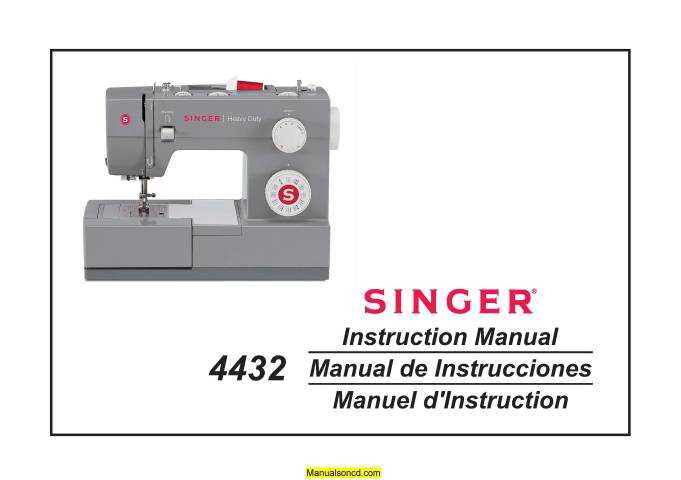 singer 4432 repair manual