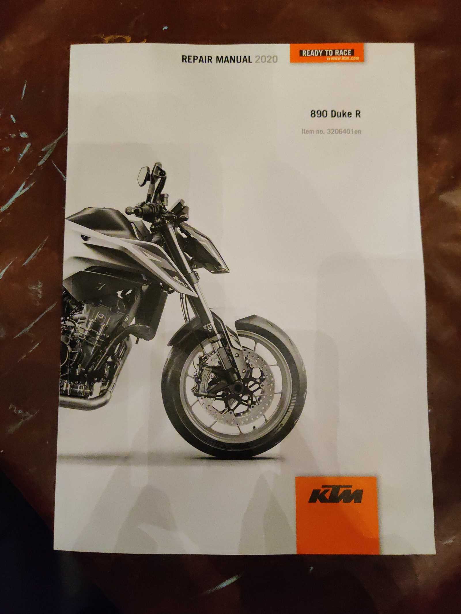 ktm 890 adventure r repair manual