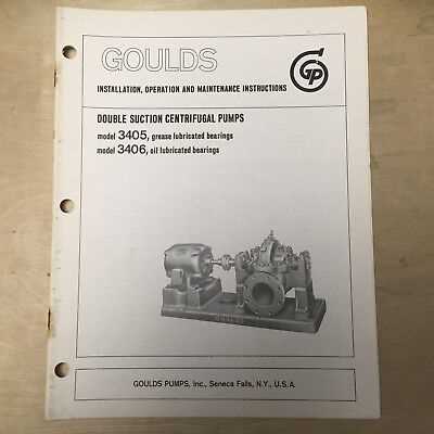 centrifugal pump repair manual