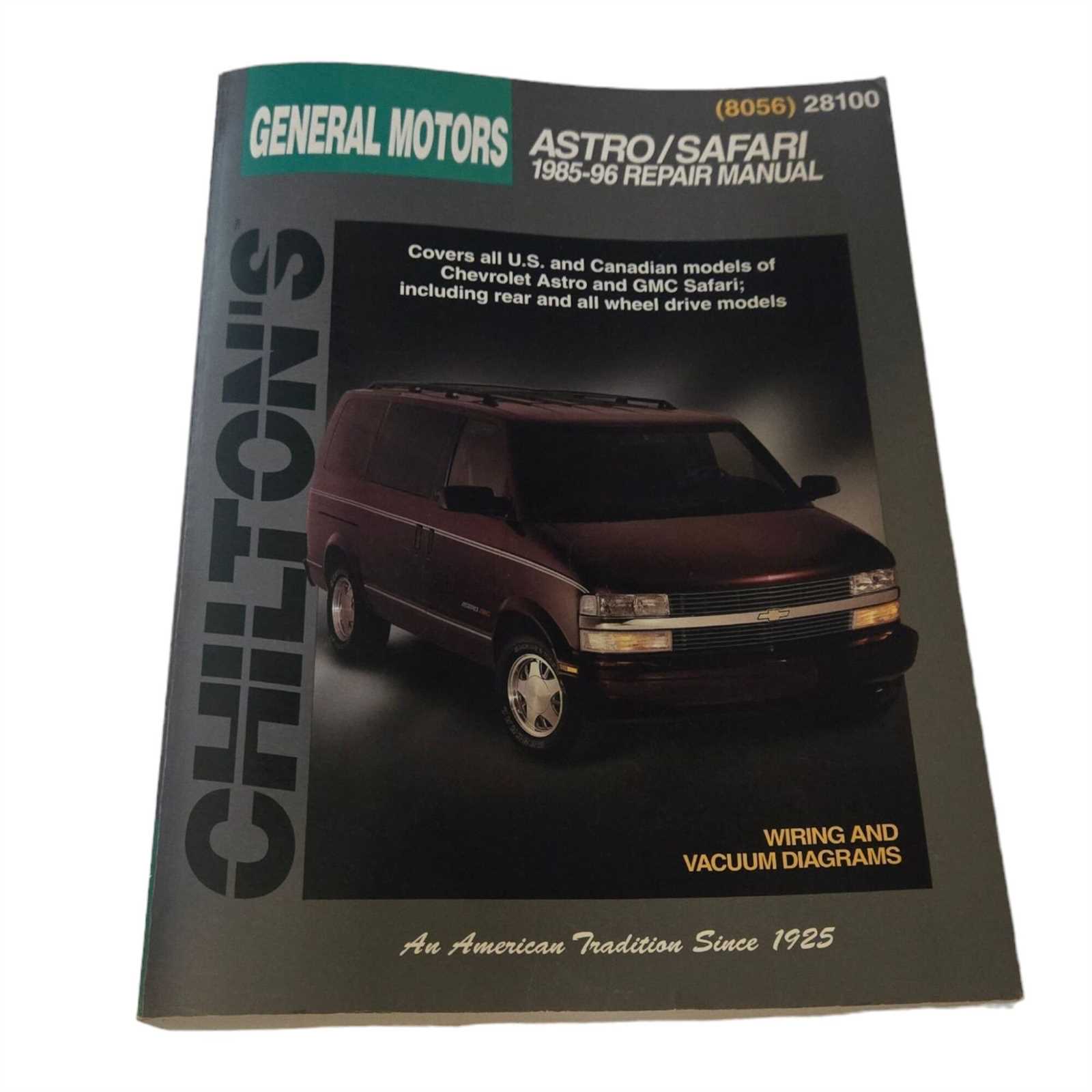 chevy astro van repair manual