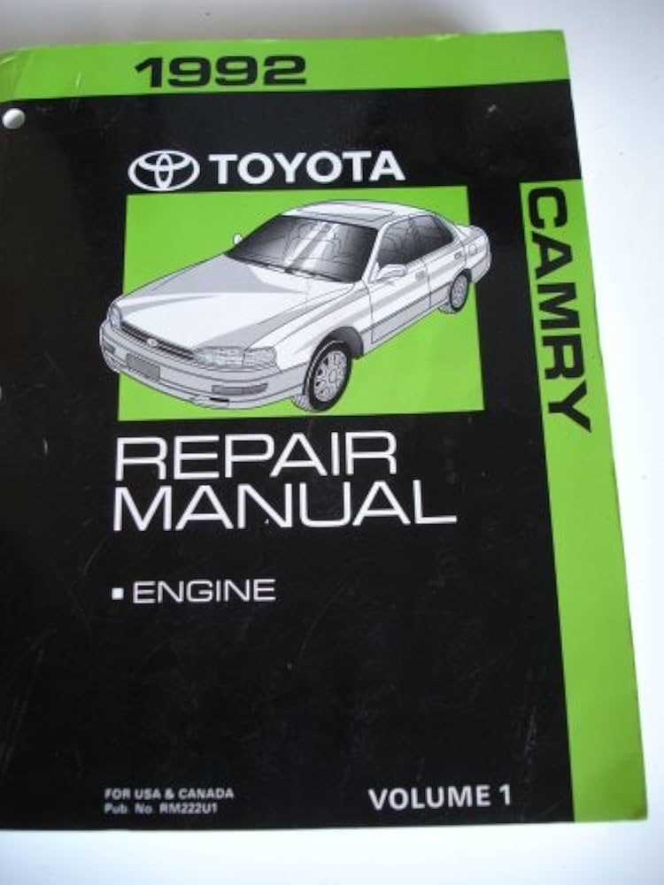 toyota camry repair manual