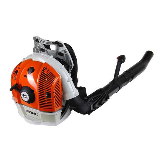 stihl backpack blower repair manual