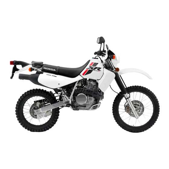 honda xr650l repair manual