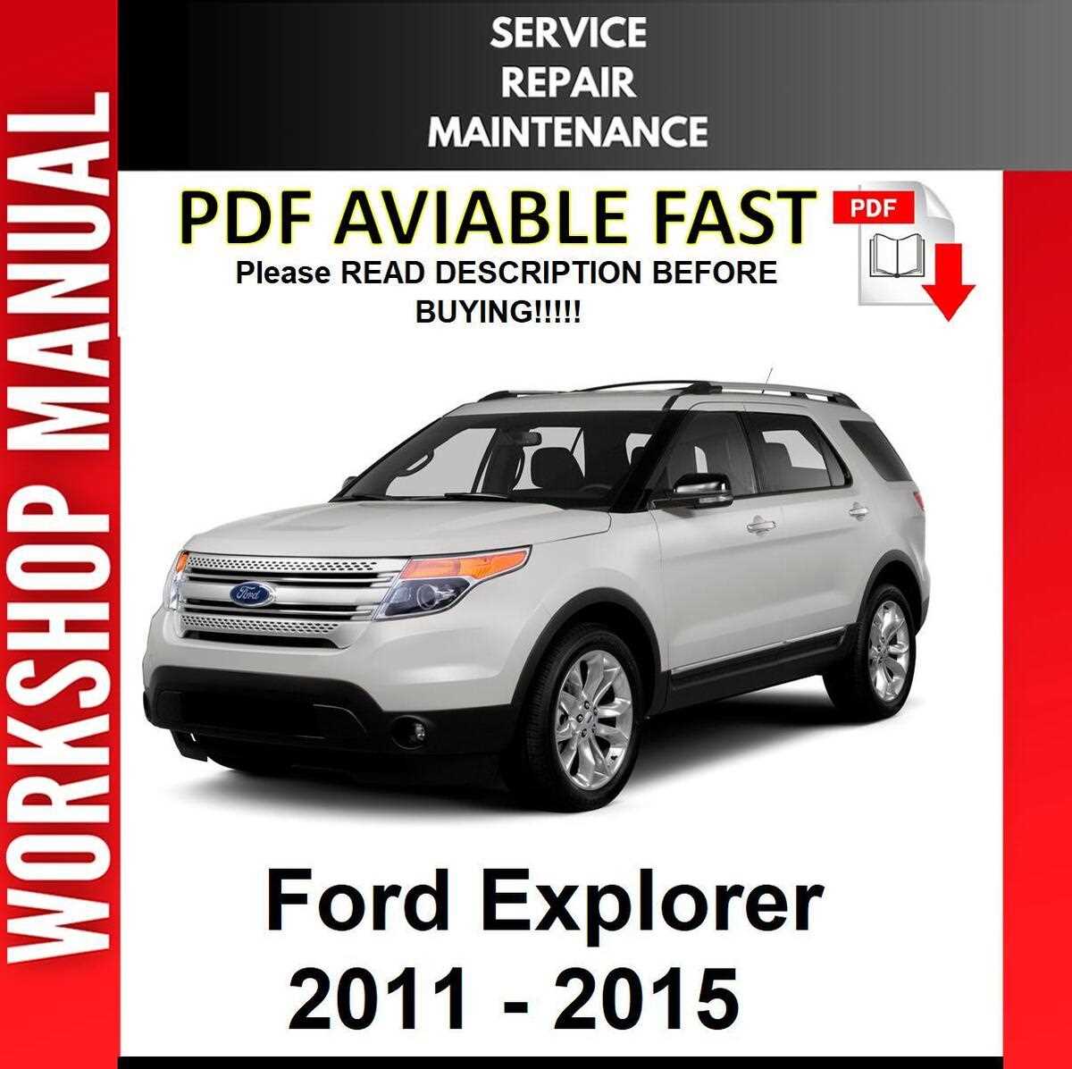 2015 ford explorer repair manual