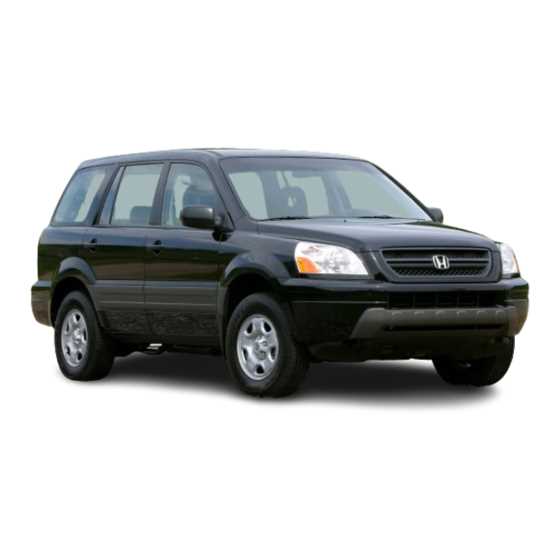 2004 honda pilot repair manual