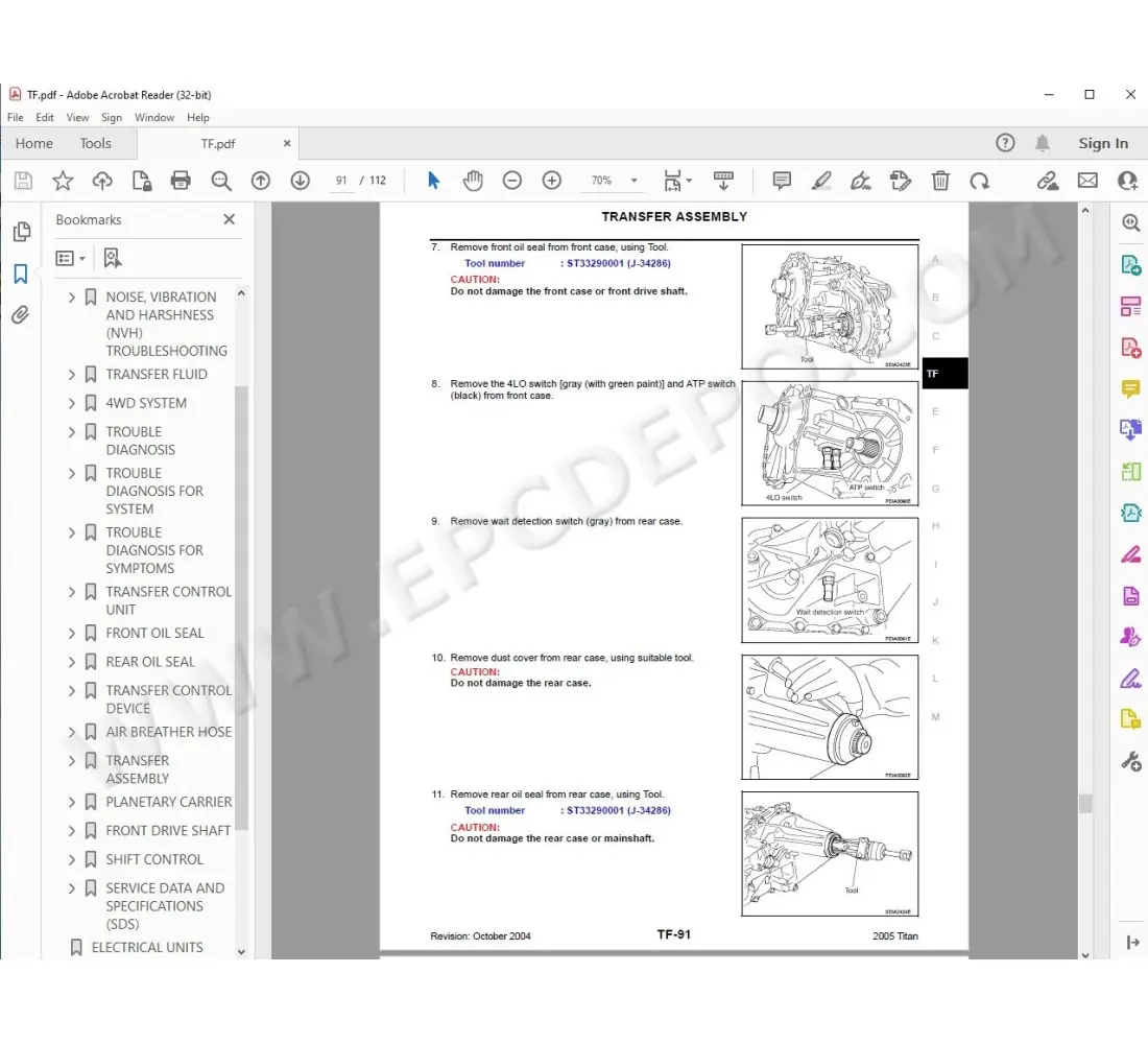 2005 nissan titan repair manual