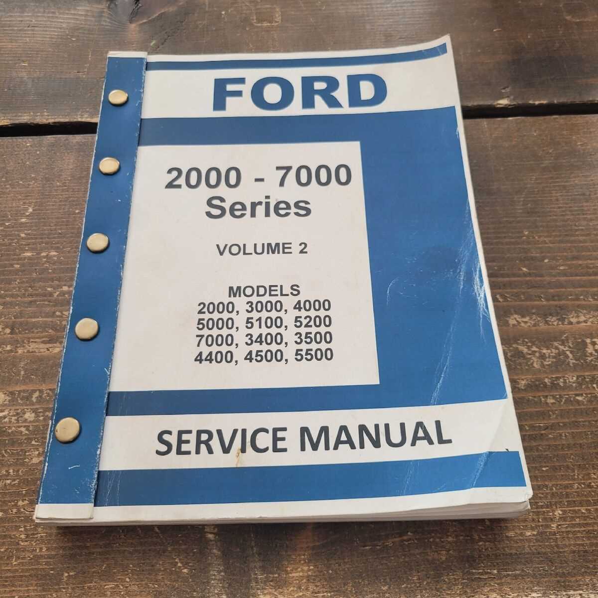 ford 4000 repair manual